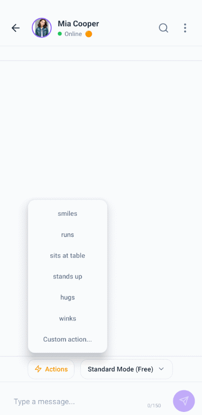 Biidy Chat Interface